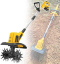 Cordless Electric Garden Tiller Cultivator,Small Home Vegetable Garden Tiller,2000mAh 4000mAh Capacity,20V DC,270 R/min,22cm Tilling Width and 18cm Depth 4000mAh (2000mAh)
