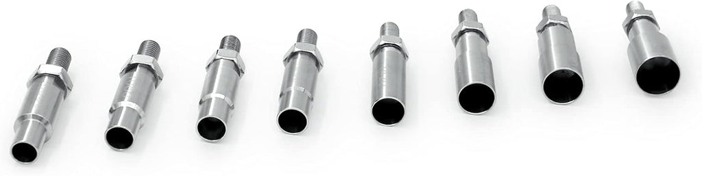 Muzzle Sleeves Fit Pneumatic Thumbtack Gun, 7 Barrel Sleeves for Different Tacks Head Diameter Used in Vintage and Antique Furniture, Decorating DIY Projects (7 Different Size of Sleeves)