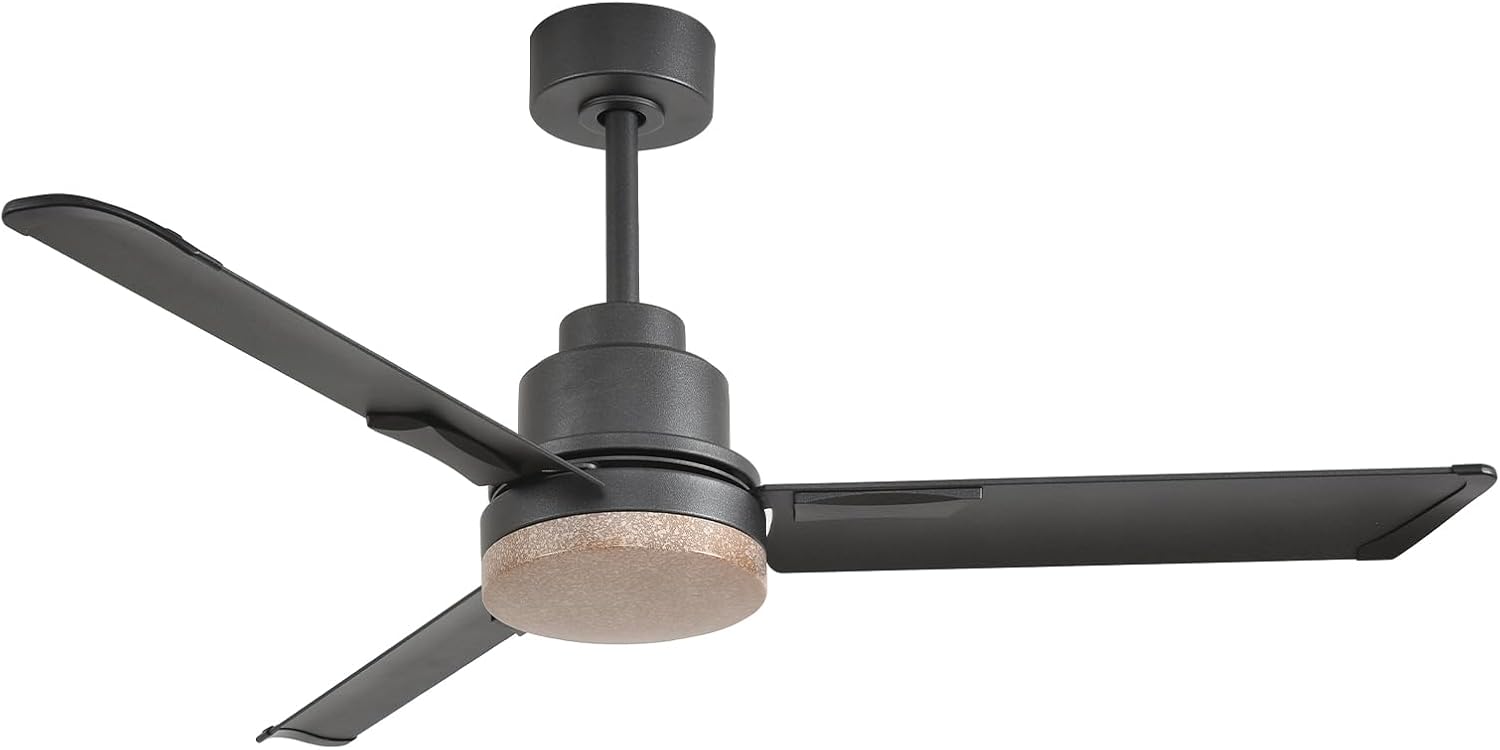 Orison 52' Outdoor Ceiling Fans with Lights and Remote Control,IP65 Wet Rated Waterproof Ceiling Fan with 6-Speed DC Motor, Farmhouse Gazebo Fan for Porch Patios Pavilion