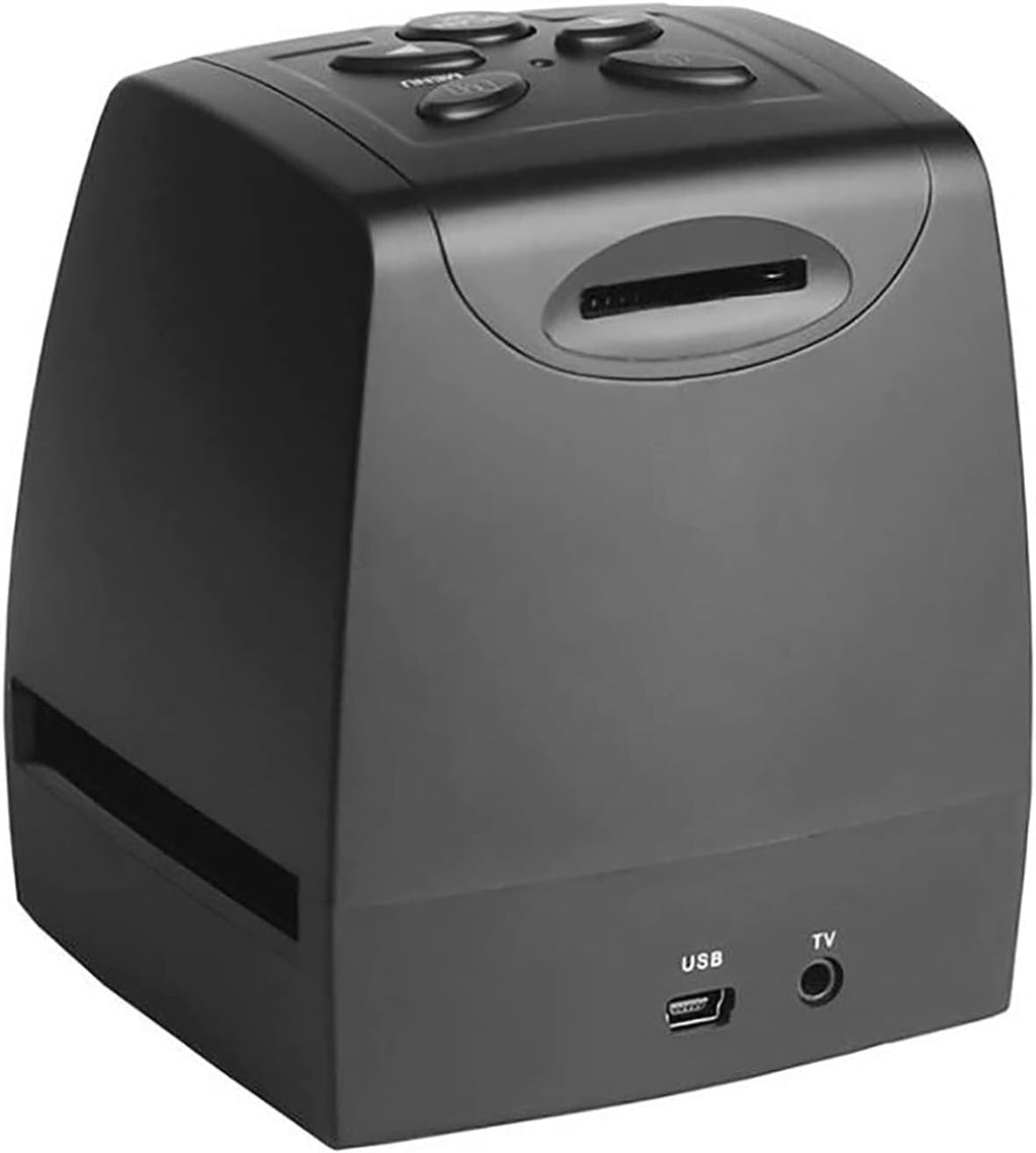 Film and Slide Scanner, Films Digitizer Converter, with 2.36' LCD Screen, Supports USB Output, for Saving 35mm Film Negatives 135mm Slides and Photos Slides to Digital Files