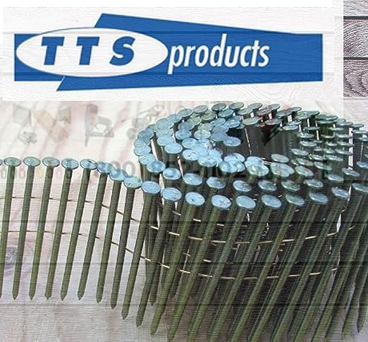 15 Degree Wire Coil Nail 2-1/4' X .099 Screw Shank 9,000/Box