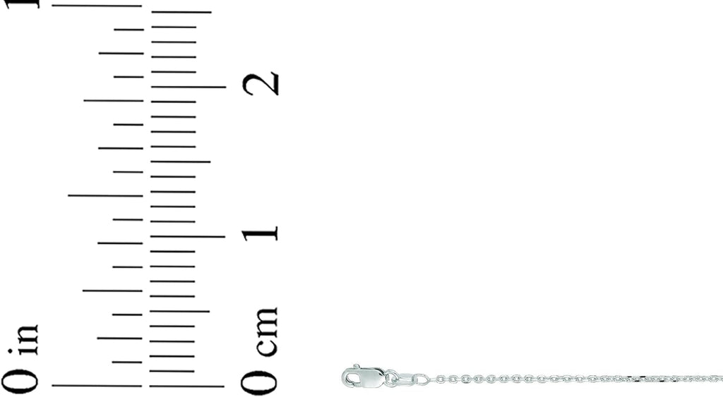 Floreo 10k Yellow Gold or White Gold 0.87mm Double Extendable Solid Cable Chain Adjustable Necklace, 16' - 17' - 18 Inch