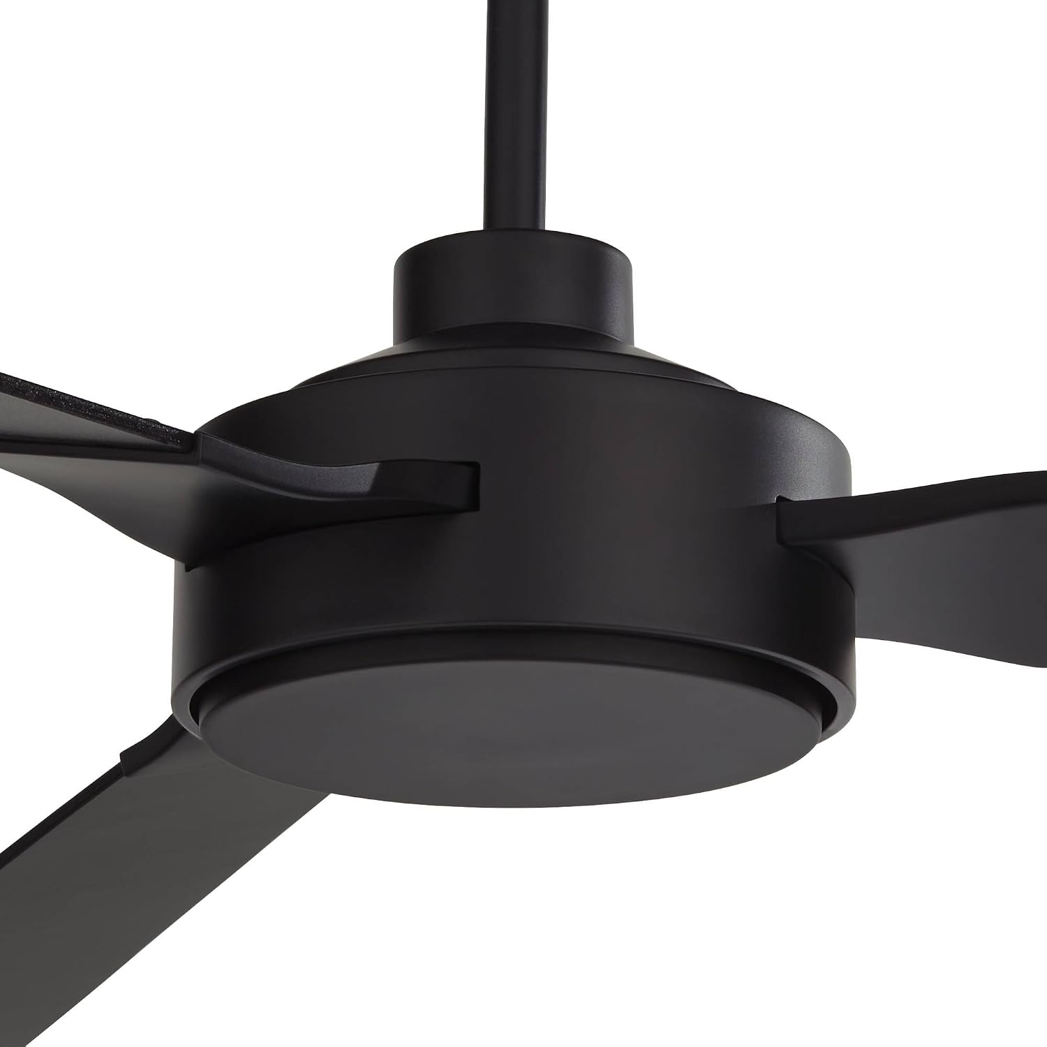 Casa Vieja 60' Invictus Modern Industrial Indoor Outdoor Ceiling Fan 3 Blade Remote Control Matte Black Finish Dark Walnut Wood Finish Blades Bedroom Patio Living Room Kitchen Damp Rated DC Motor