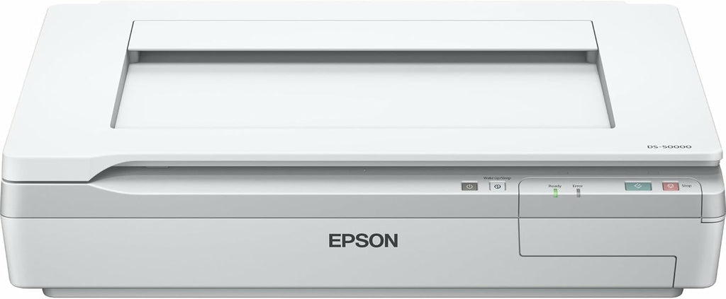 Epson DS-50000 Large-Format Document Scanner: 11.7' x 17' flatbed, TWAIN & ISIS Drivers, 3-Year Warranty with Next Business Day Replacement