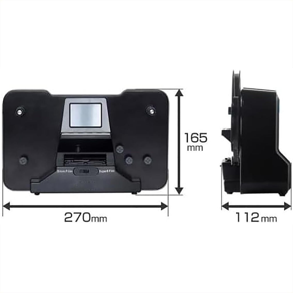 Portable Film Scanner, 2.4' LCD Display Digitizer Converter for Converts Single8 & Super8 Films, Supported USB Outpu & Mp4 Viewing