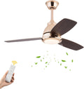 Ceiling Fans with Lights, 42 Inch Modern Low Profile Ceiling Fan with Remote Control 6 Speeds, 3000-6000K Dimmable Timing (1/2/4 hours) 3 Blades Large Ceiling Fan for Indoor and Outdoor Bedroom Patios