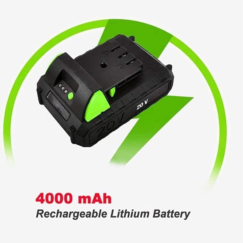 MaiBuL LNNW Garden Cultivator Electric Tiller Rotavator, Handheld Tiller Rotavator with 4000mAh Rechargeable Lithium Battery and Charger for Garden, Vegetable Plots