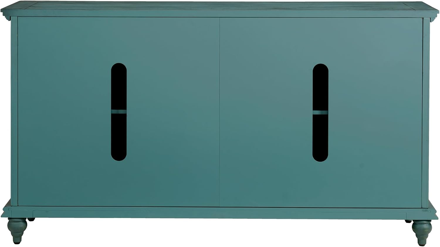 Martin Svensson Home Garden District Rustic Turquoise Solid Wood 65' TV Stand