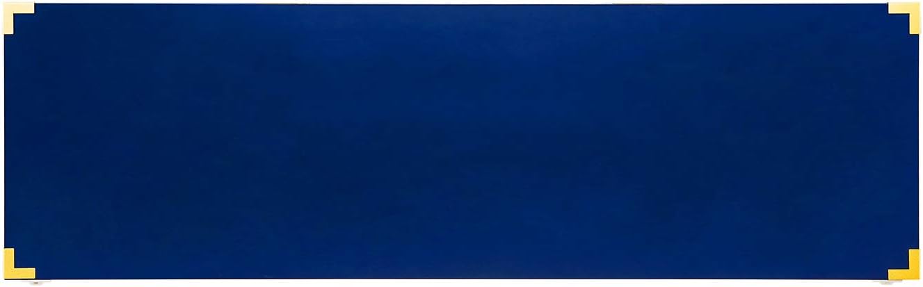 SEI Furniture - Campaign Entertainment Center Console - Navy - Transitional Design, Blue Finish - Ideal for Living Room, Family Room (MS3212)