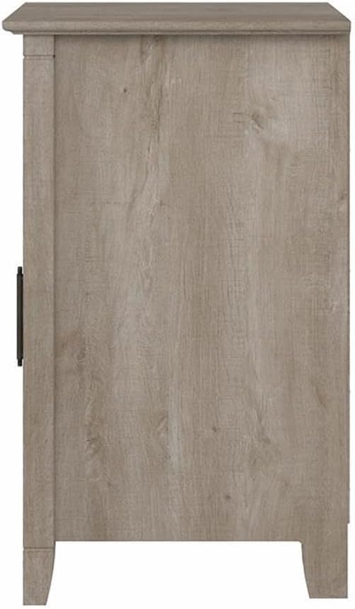 Bush Home Key West Small Storage Cabinet with Door in Washed Gray