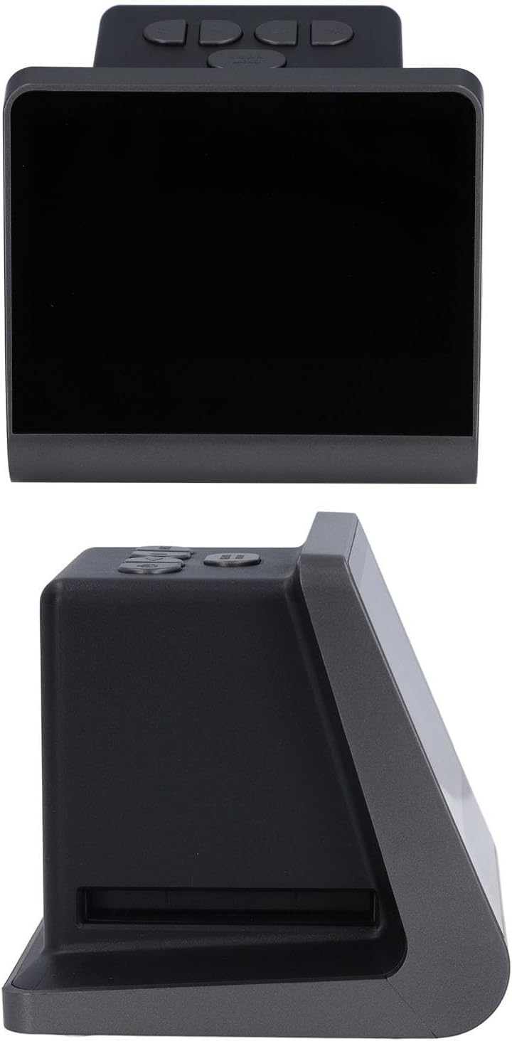SUNGOOYUE 5 Inch LCD Digital Film Scanner, Converts 110 135 126 KPK Negatives Slides to 48MP JPEG Photos with Adjustable Brightness Color, for Viewing Sharing Memories (US Plug)