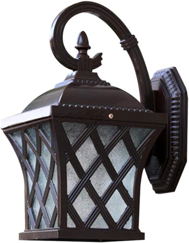 Wall Mounted Light Creative Mesh Waterproof Wall Lantern European Outdoor Wall Lamp Personality Balcony Bracket Light Landscape Luxury Open-air Anti-rust Wall Spotlights Glass Decorative Wall Sc