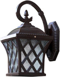 Wall Mounted Light Creative Mesh Waterproof Wall Lantern European Outdoor Wall Lamp Personality Balcony Bracket Light Landscape Luxury Open-air Anti-rust Wall Spotlights Glass Decorative Wall Sc