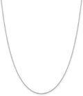 Solid 925 Sterling Silver 1.25mm Cable Chain Necklace - with Secure Lobster Lock Clasp