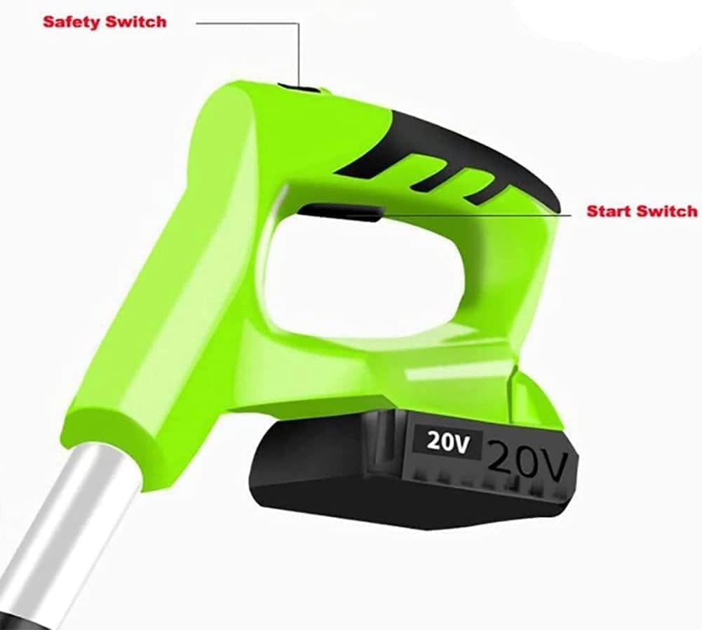LXXW Electric Tiller Cordless Rototiller for Gardens, Electric Walk-Behind Rototiller Hoeing Tool Portable Vegetable Cultivator Electric Cultivator
