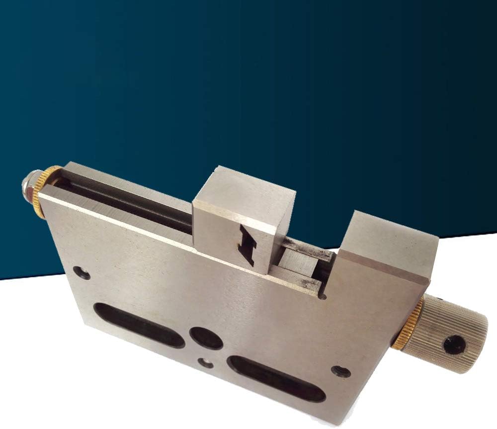 4'' Wire EDM Vise High Precision Stainless Steel Jaw Opening Clamp 3kg, Slow-Moving Wire Vise for Small Workpieces
