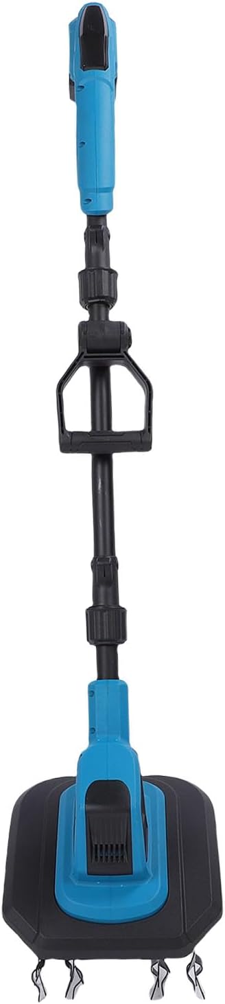 Electric Cultivator Garden Tiller, Cordless Battery Powered, 4.5AH, 2 Wheels, Lightweight - Efficient Soil Cultivation, Adjustable Handle, Ideal for Gardening