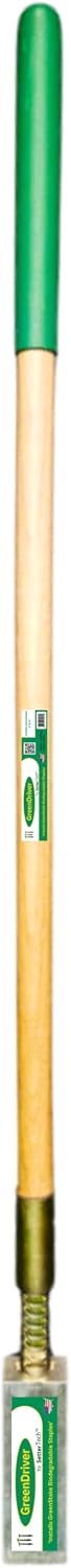 GreenDriver Installation Tool for Biodegradable Staples – Contractor Grade, Fits 4' & 6' GreenStake Staples – Fast Single-Load Staple Driver for Erosion Blankets, Turf, and Landscape Fabric