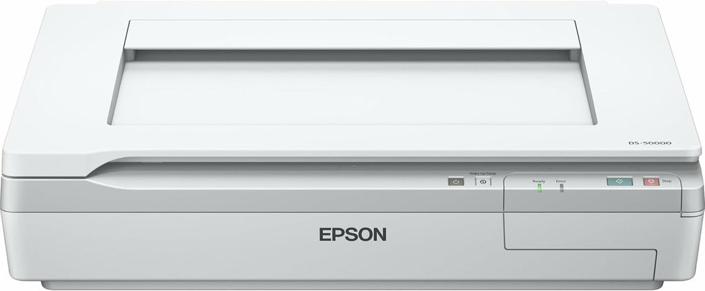 Epson DS-50000 Large-Format Document Scanner: 11.7' x 17' flatbed, TWAIN & ISIS Drivers, 3-Year Warranty with Next Business Day Replacement
