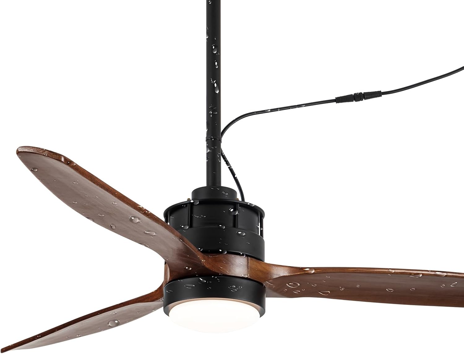 EKIZNSN 42 Inch Outdoor Wet Rated Ceiling Fans Waterproof for Patios/Gazebo/Pergola, with 16ft Extender Cord
