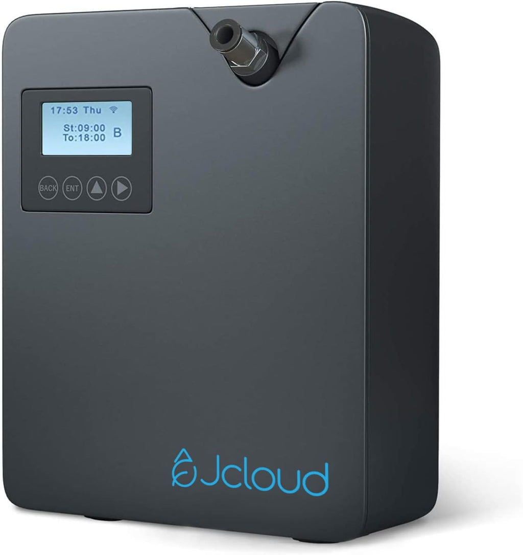 JCLOUD Smart Scent Air Machine with Cold Air Tech for Home, Professional Waterless Essential Oil Diffuser 300ML, HVAC Scent Diffuser for Essential Oils for Large Room, Office, Spa, Black