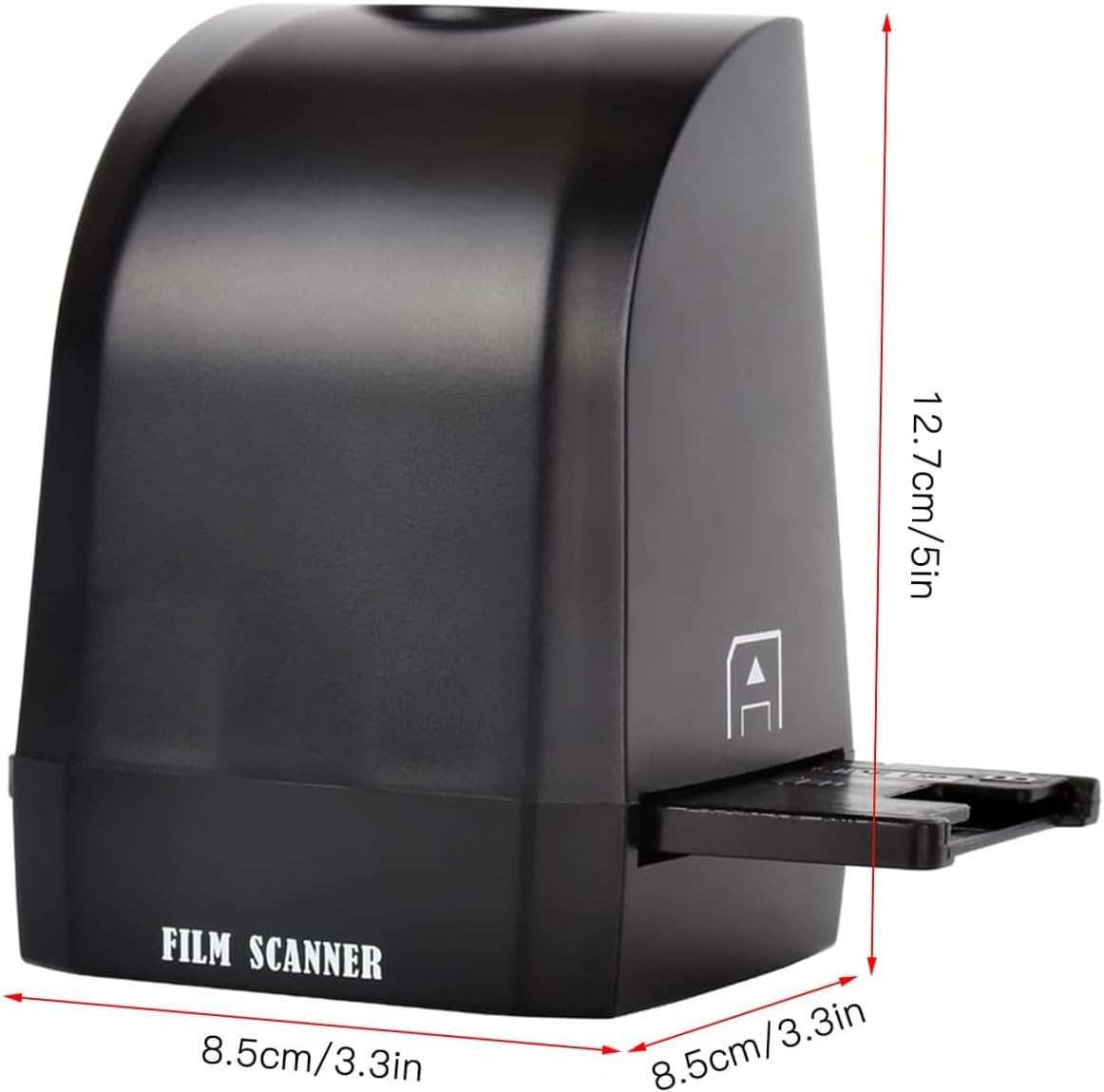 Film Scanner, Mini Digital Film & Slide Scanner, Convert 35mm Film & Slide to Digital JPEG Save into SD Card, 8MP Photo Scanner Slide Viewer for Old Slides Into Digital JPEG Format