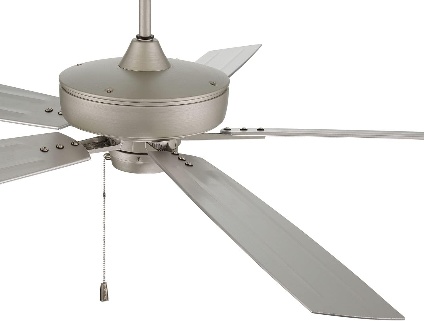 Craftmade 60' Super Pro OS60FB5 Wet Rated Fan in Flat Black with ABS Flat Black Blades