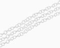 Adabele 5 Feet Real 925 Sterling Silver Unfinished 3.8mm (0.15 Inch) Twisted Round Link Chain Bulk