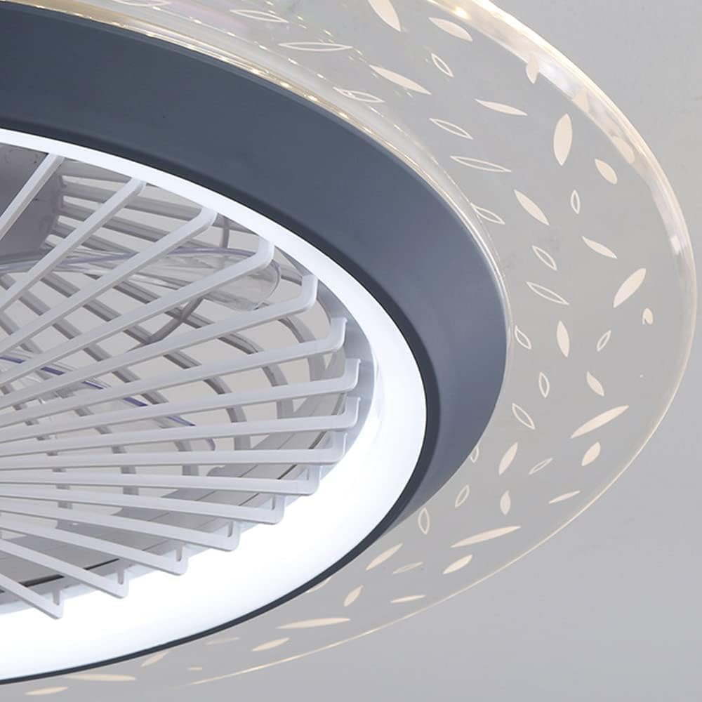 POCHY Ceiling Light Ceiling Fan Light Dimmable Ceiling Fan Lamp Enclosed Mute Pendant Light Fan Retro Led Lighting Ceiling Light Fixtures Beautiful Upscale