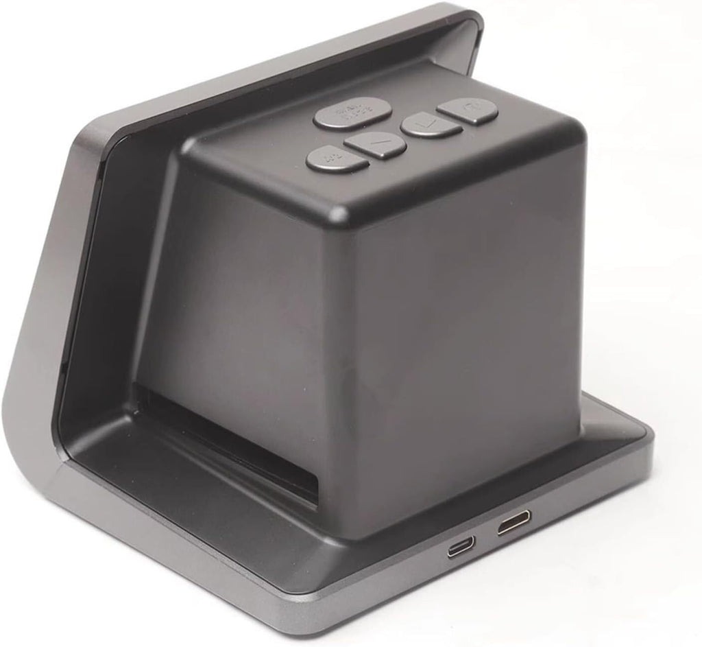 Digital Film Scanner, Slide Scanner with Large 5' LCD Screen, Convertible Color and Black and White Negatives and 35mm Slides, high Resolution 22 MP JPEG Photos