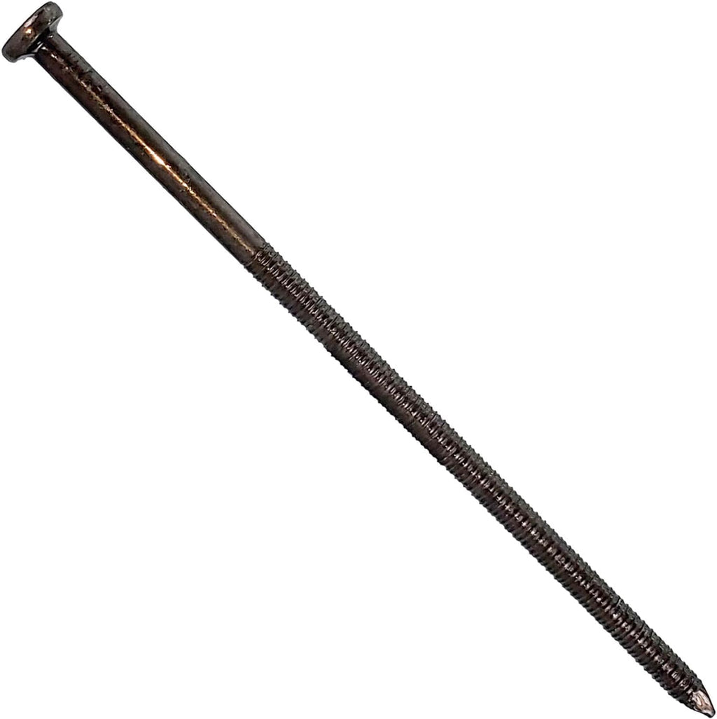 Jake Sales 5' Tempered Hard Steel - Ring Shank Pole Barn Nails. 40D - 35 Pounds ~ 966 Nails. Used for load-bearing, wood framed, pole barn structures.