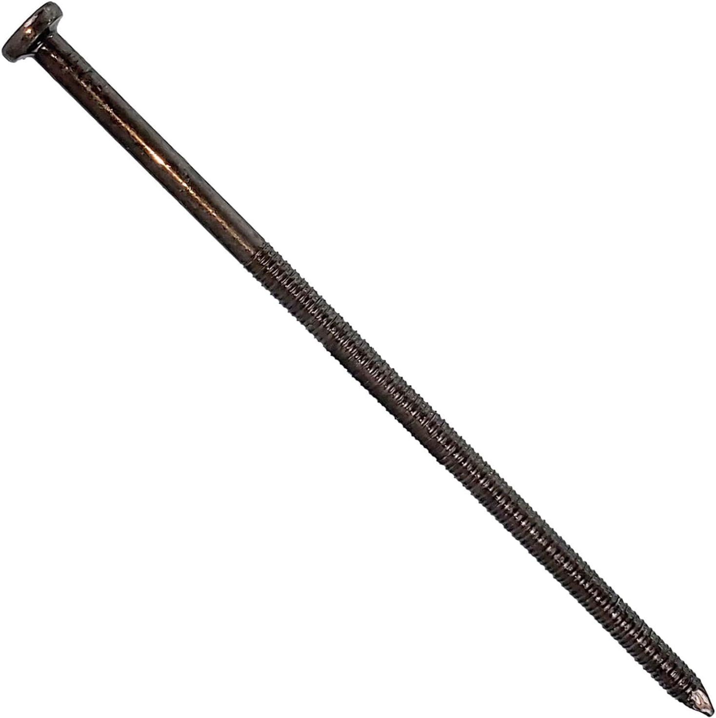 Jake Sales 5' Tempered Hard Steel - Ring Shank Pole Barn Nails. 40D - 35 Pounds ~ 966 Nails. Used for load-bearing, wood framed, pole barn structures.