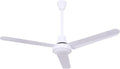 Canarm CP48DW11N 48-Inch Industrial DC Ceiling Fan, High-Performance, Weatherproof, White, Downrod Mount, Energy-Efficient for Indoor & Outdoor Use
