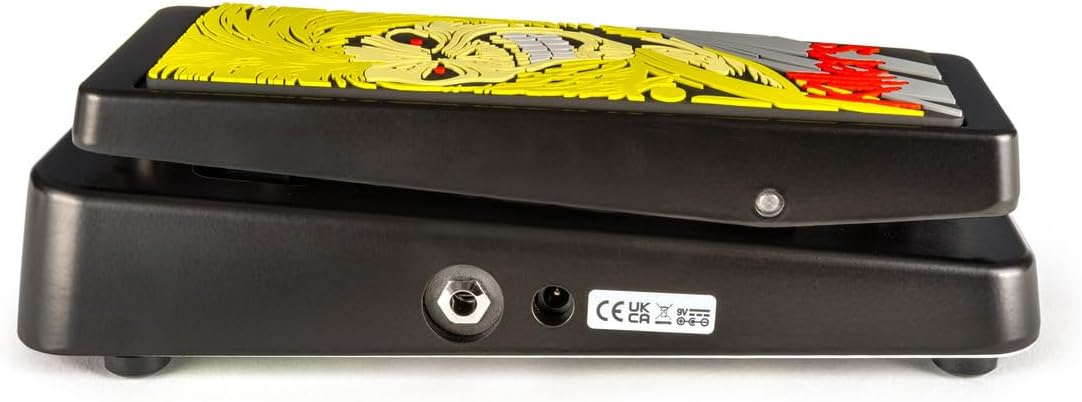 Dunlop IM95K Iron Maiden Killers Cry Baby Wah Pedal - Bundle with 3 MXR Patch Cables and Dunlop Custom Jazz III Guitar Picks