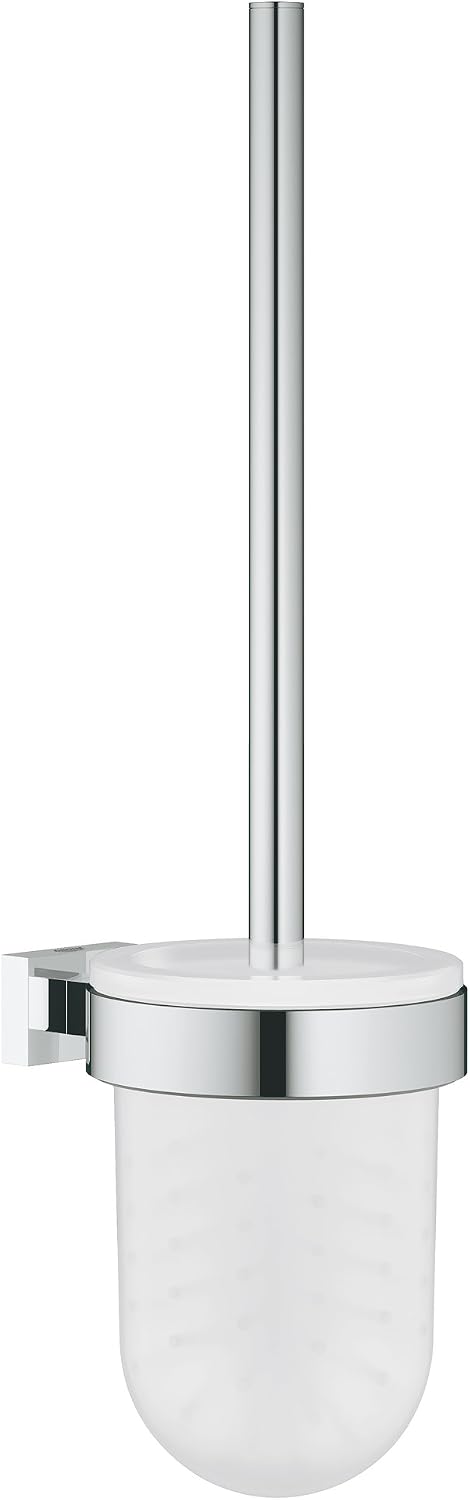 Grohe 40513001 Essentials Cube Toilet Brush Set