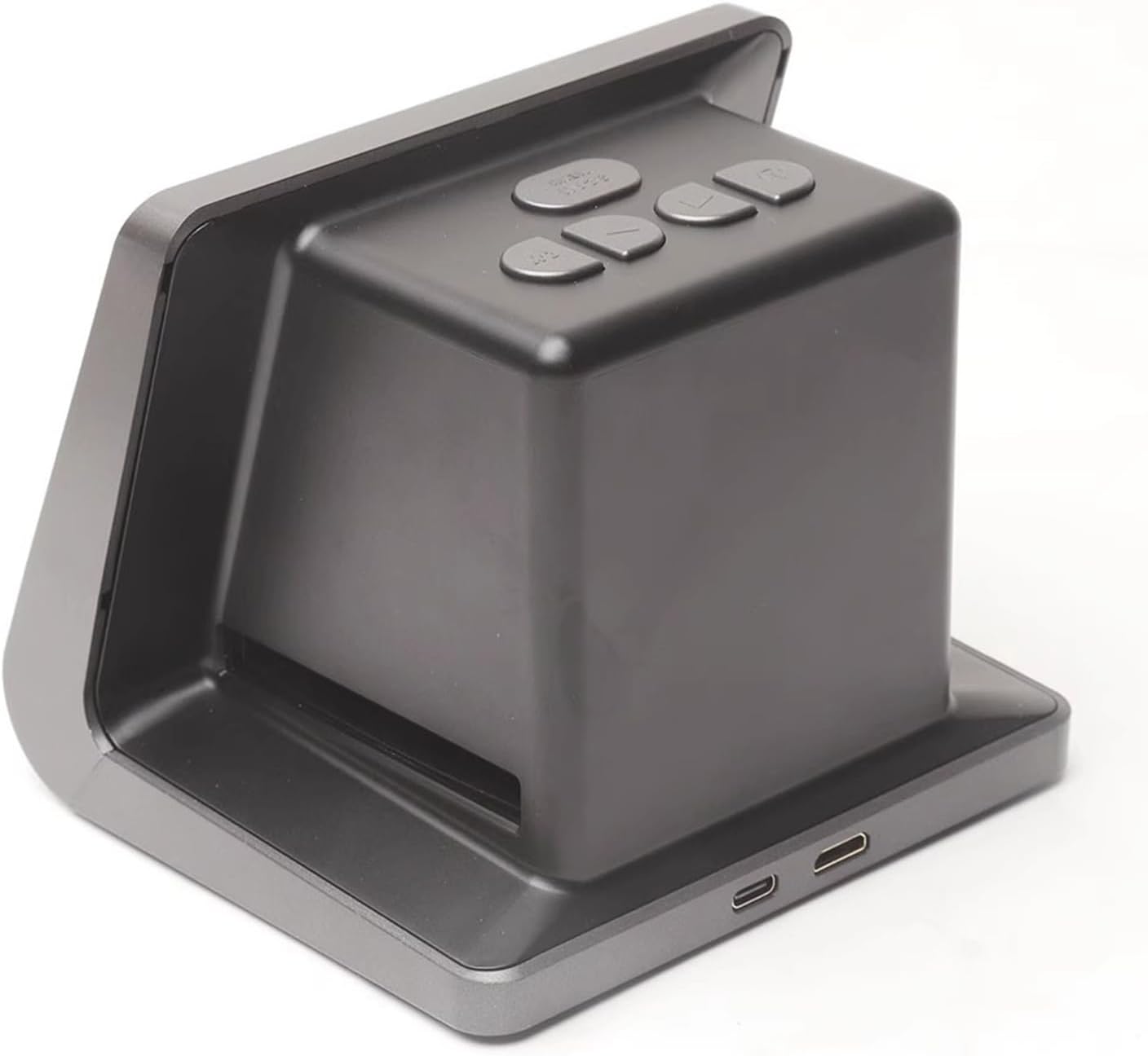 Slide Scanner, Digital Film Scanner, with Large 5' LCD Screen, Convert Color and B and W Negatives and Slides 35mm, High Resolution 22 MP JPEG Photos