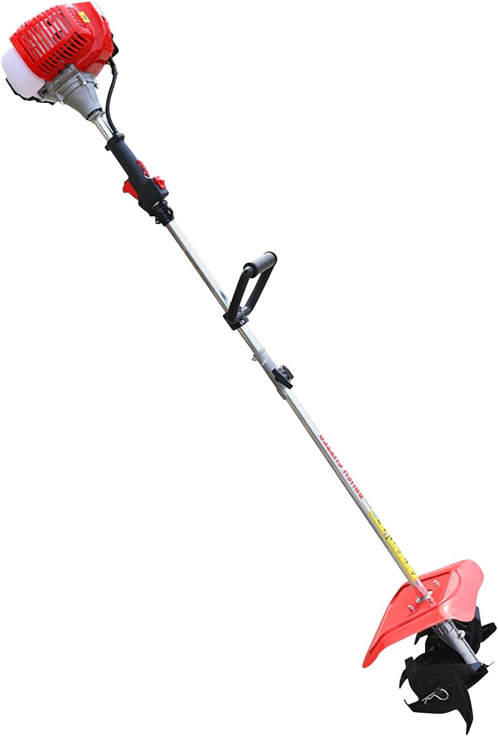 Cordless Mini Tiller Cultivator, Garden Tiller Gas Powered Garden Rotary Cultivator Rototiller Garden Tool with Long Handle for Garden & Lawn, Digging, Weed Removal & Soil Cultivation.