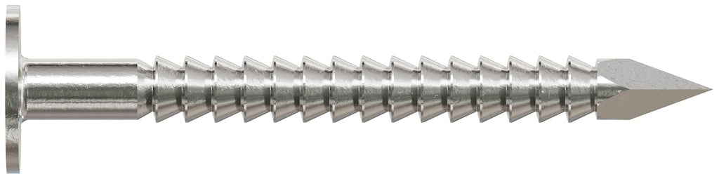 Simpson Strong-Tie S410ARNB Roofing Nail - 1-1/2 in. x 0.131 in. Annular Ring Shank Increases Withdrawal Resistance, Type 304 Stainless Steel, Diamond Point, Full Round Head (25 lb.)