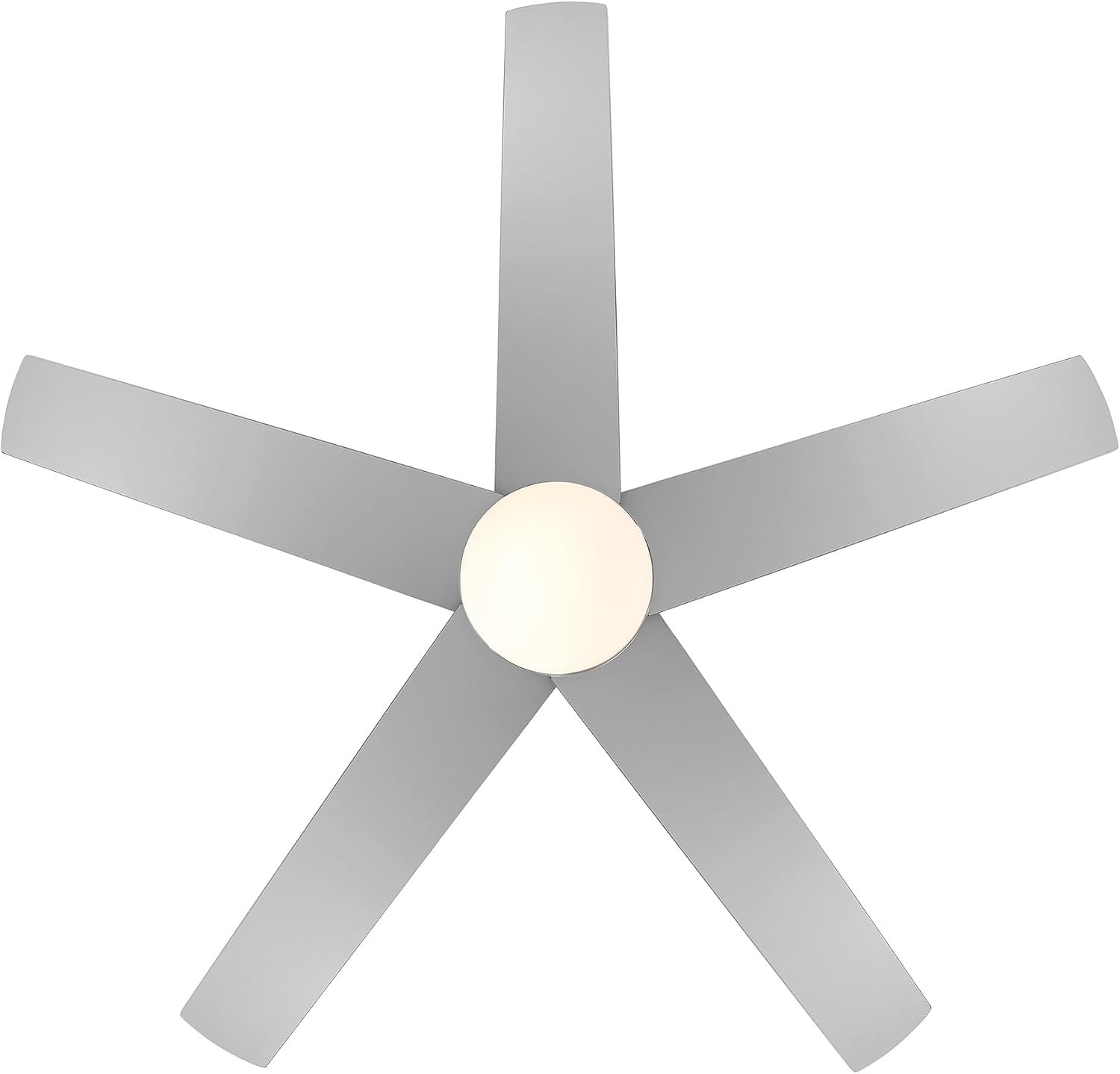DESIGNERS FOUNTAIN Astrea Smart Ceiling Fan with Lights, 52 Inch LED Light Indoor Outdoor 5-Blade Fan, Remote Control, RGB, Brushed Nickel, FS-ATR52RGB-BN