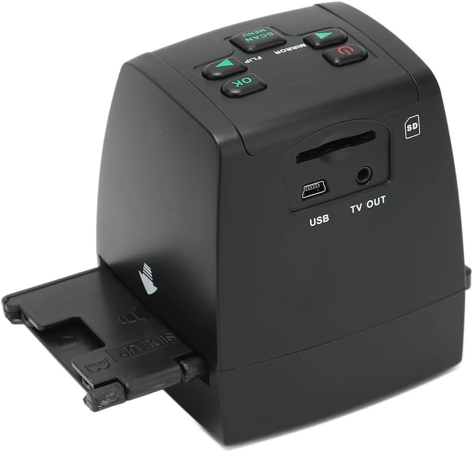 Mini Film Scanner, Digital Film Slide Scanner, Digital Film Slide Scanner, Photo Scanner, Converts 35Mm Film Negatives