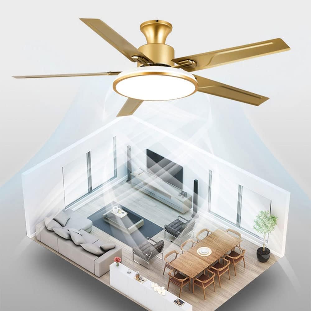 Ceiling Fans with Lights Flush Mount Outdoor Ceiling Fan with Lights 42 Inch Indoor Ceiling Fan Light LED Dimmable Smart Ceiling Fan Outdoor Ceiling Fans for Patios with Light