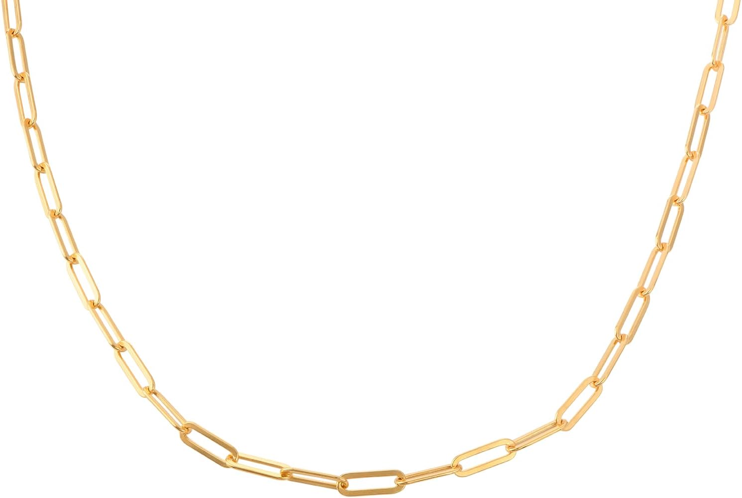 OAK & LUNA - Choose Your Style Women's Chain - Sterling Silver, 18K Gold Plated, Gold Vermeil, 14K Solid Gold - Bobble, Paperclip, Herringbone, Gourmette, Rope, Texture, Pearl, Cable, Mirror, Box, Twist - Custom Length