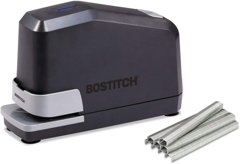 Bostitch Office Impulse Heavy Duty Electric Stapler Value Pack,45 Sheet Capacity,Includes 5,000 Staples & Staple Remover,No-Jam,Faster Stapling,Black,(Pack of 6)