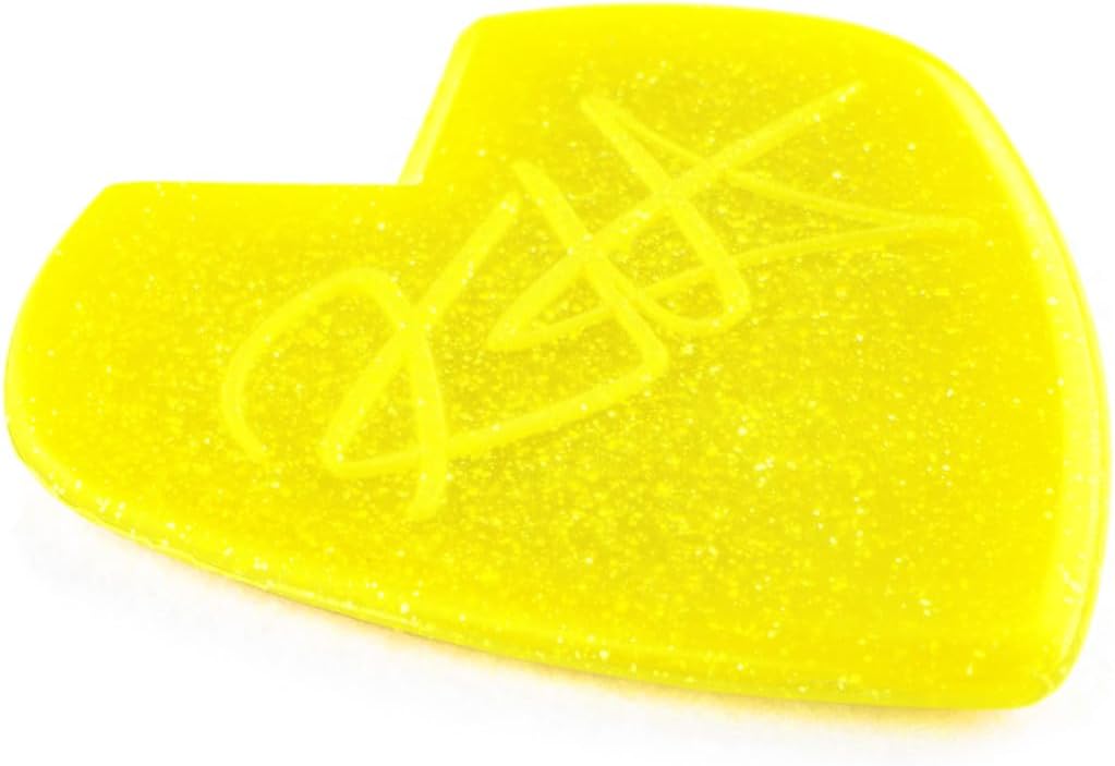 Dunlop KH95Y Kirk Hammett Cry Baby Wah Yellow Sparkle Edition - Bundle with 2 Patch Cables and Dunlop Custom Jazz III Guitar Picks