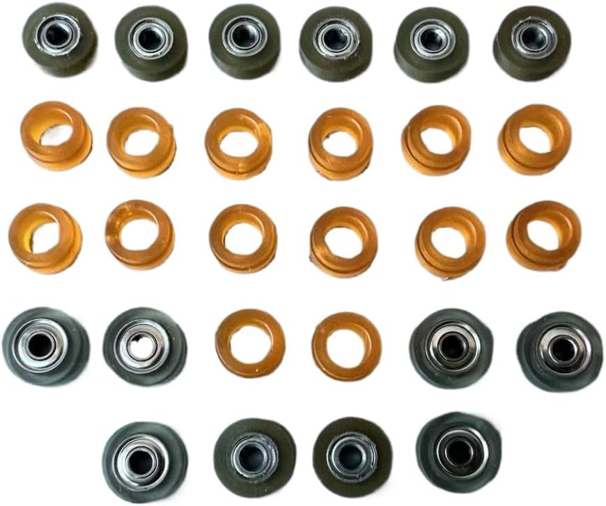 28pcs Rubber Wheel for Noritsu 135 240 135 240AFC 135 240AFC II Negative Carrier Compatible with S2 S4 HS 1800 HS1800 Film Scanners