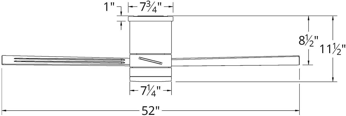 Axis Smart Indoor and Outdoor 3-Blade Flush Mount Ceiling Fan 52in Matte White with 3000K LED Light Kit and Remote Control works with Alexa, Google Assistant, Samsung Things, and iOS or Android App