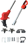Marhynchus Cordless Tiller Cultivator, High Power Digital Display 4 Speed Settings Ergonomic Design, with 24cm Tilling Depth 30cm Width, for BL1815