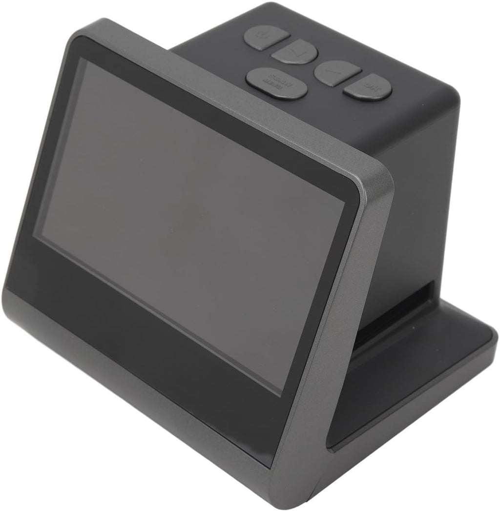 Digital Film Scanner, 5in LCD Screen 48MP High Definition Pixel Slide Converter Converts 135 126 110 Super 8mm Films, Digitizing Memories