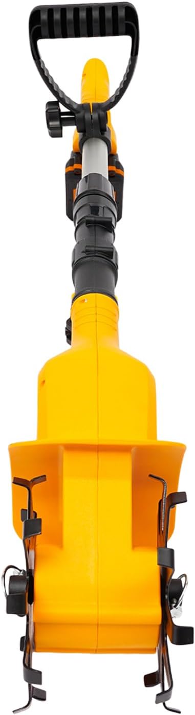 Cordless Electric Tiller for Gardening, 250RPM Rototiller Cordless Cultivator, for Plowing, Turning, Ditching, Weeding, and So On