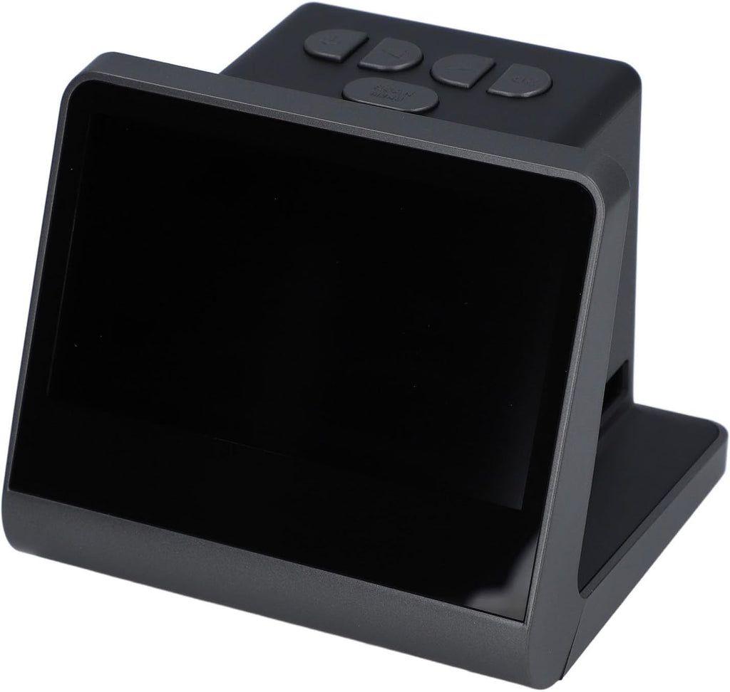 SUNGOOYUE 5 Inch LCD Digital Film Scanner, Converts 110 135 126 KPK Negatives Slides to 48MP JPEG Photos with Adjustable Brightness Color, for Viewing Sharing Memories (US Plug)